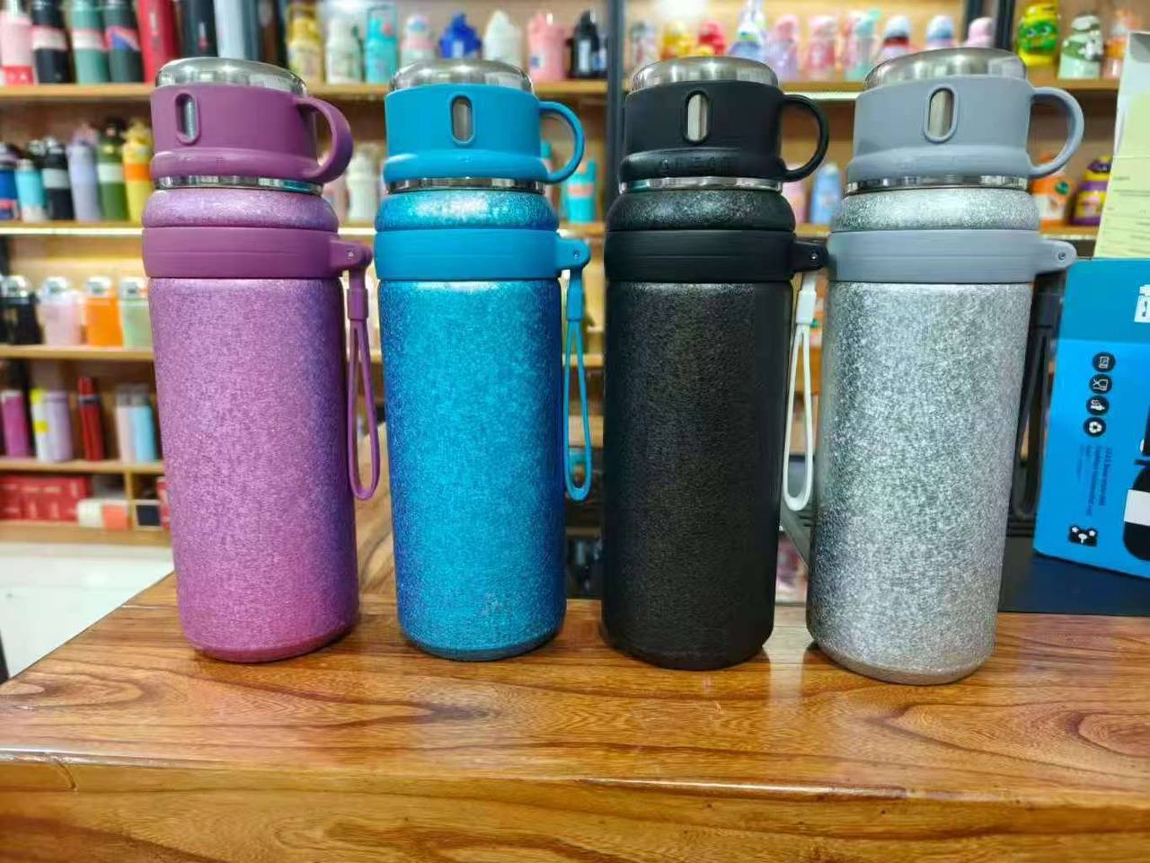 渐变磨砂保温杯