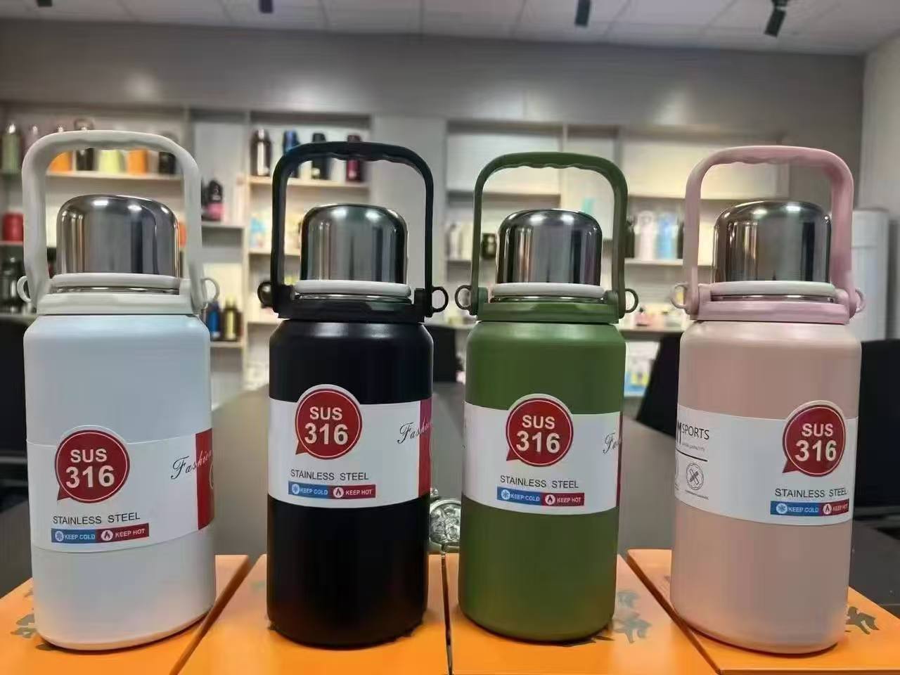 SUS316提手保温壶